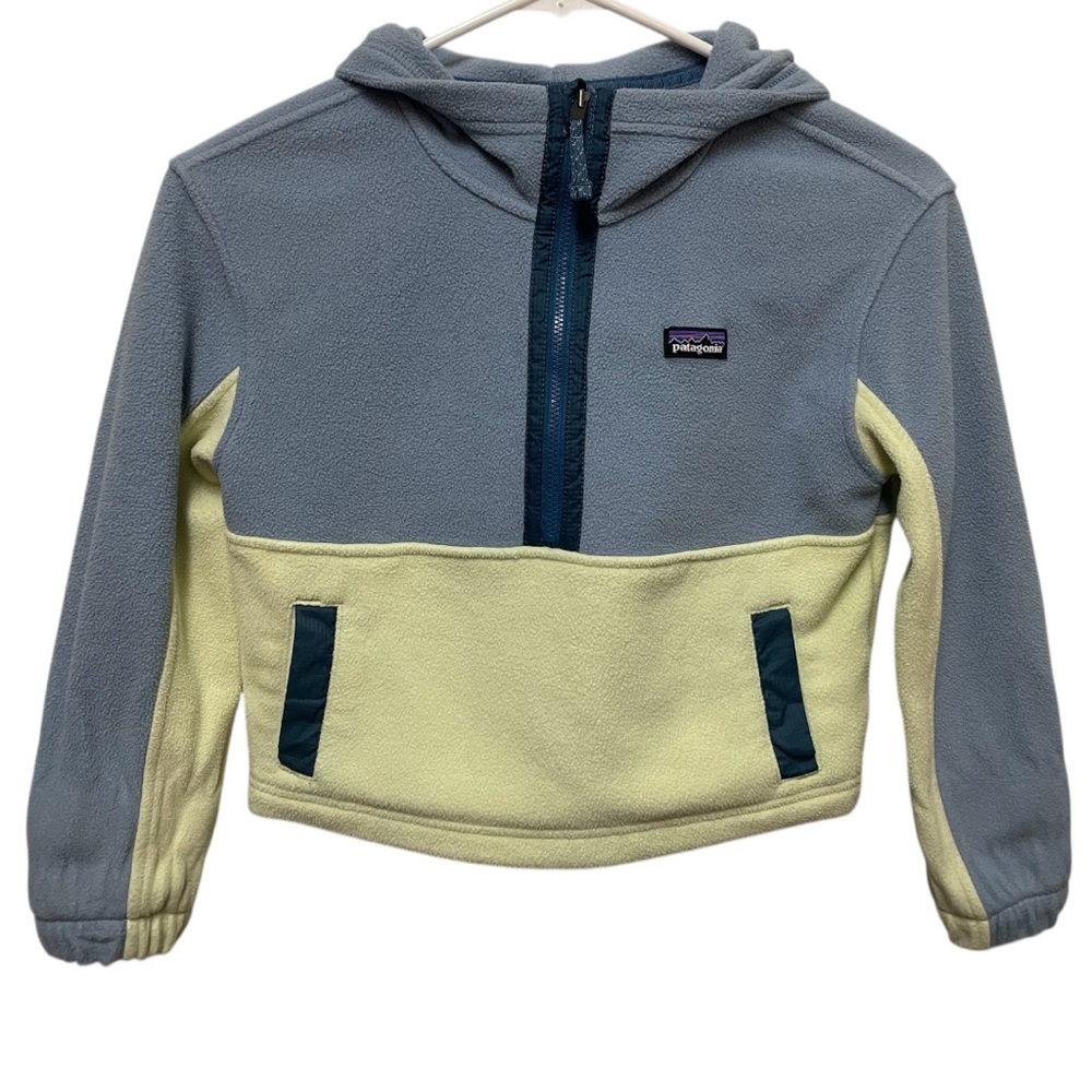 Patagonia Kids Microdini Cropped Hoody Pullover